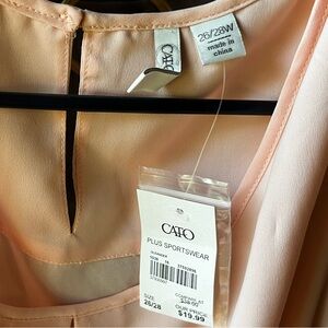 New with tags, sleeveless dress top, Cato size 26/28